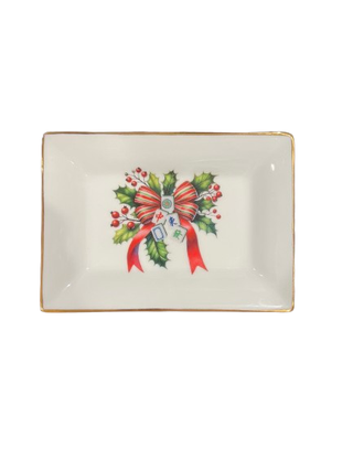Christmas Holiday Mahjong Dice Dish