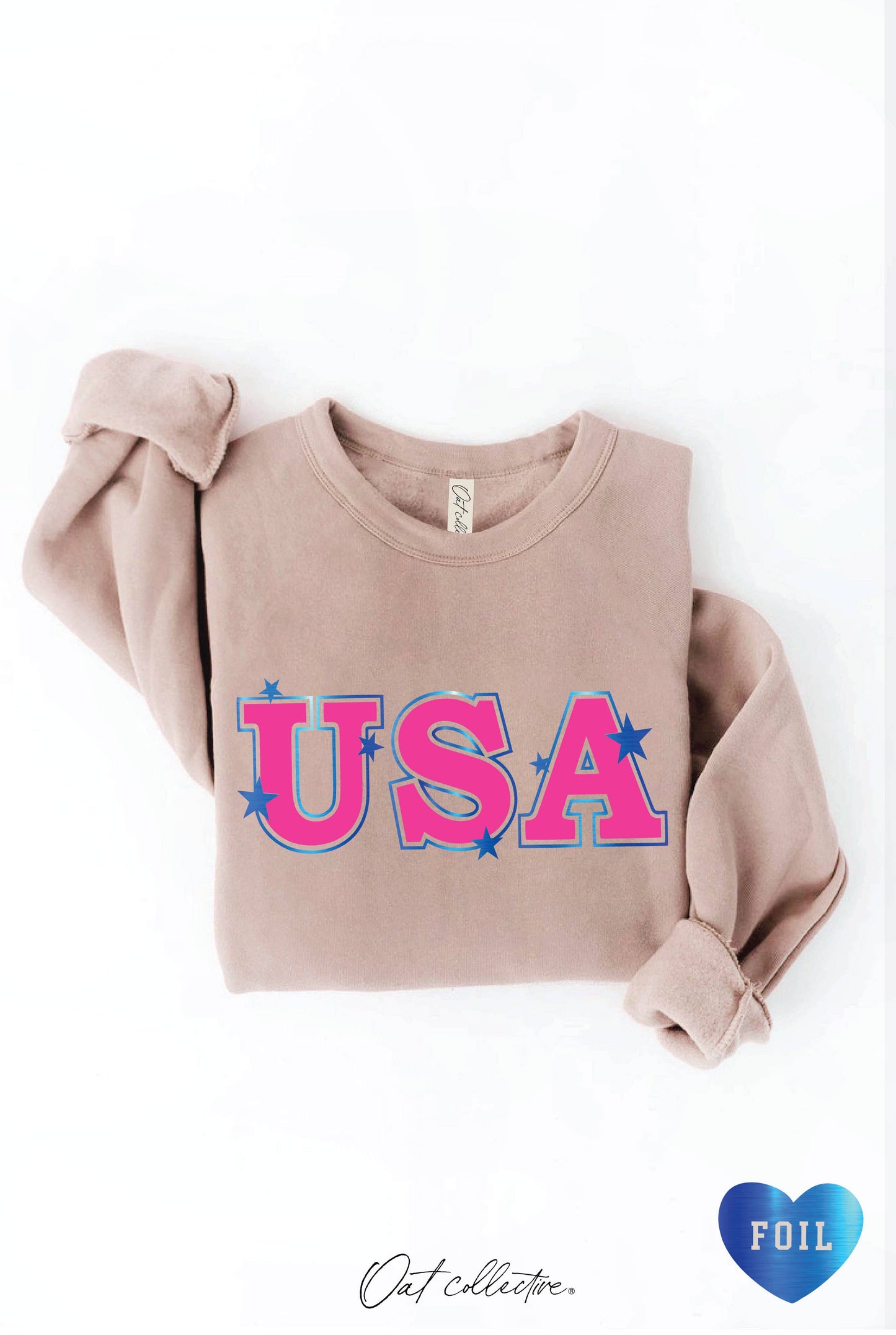 USA FOIL Graphic Sweatshirt