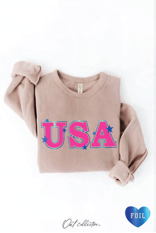 USA FOIL Graphic Sweatshirt