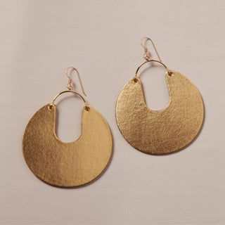 Vintage Gold Leo Earrings