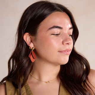 Ginger Suede Weston Earrings