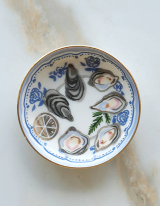 Oysters Dice Dish