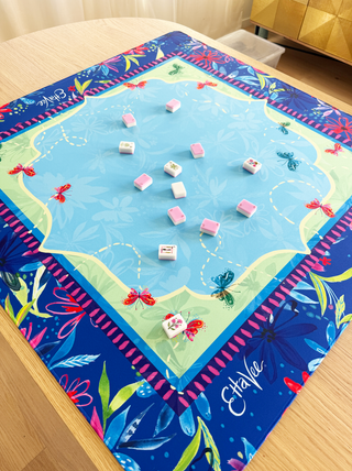 EttaVee "Butterfly" Double-Sided Butterfly Mahjong Mat PREORDER