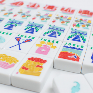The New England Series: Mahjong Set with Nautical Flair