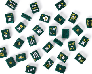 Tradewind Mahjong Tiles - Emerald Jade