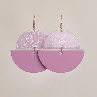 Orchid Luna Earrings