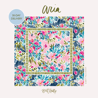 Britt Mills Mahjong Mat: Colorful Chinoiserie (Pre Order)