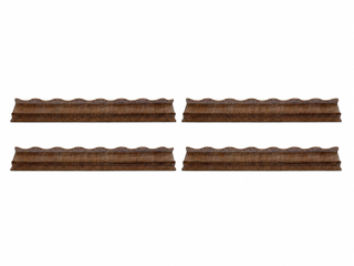 Tala Shoreline Mahjong Rack & Wavy Pusher | Chocolate Woven Rattan (Preorder)
