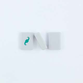 THE TEXAS SERIES  |  Mahjong with Lone Star Flair  |  Mesquite White Tile Set