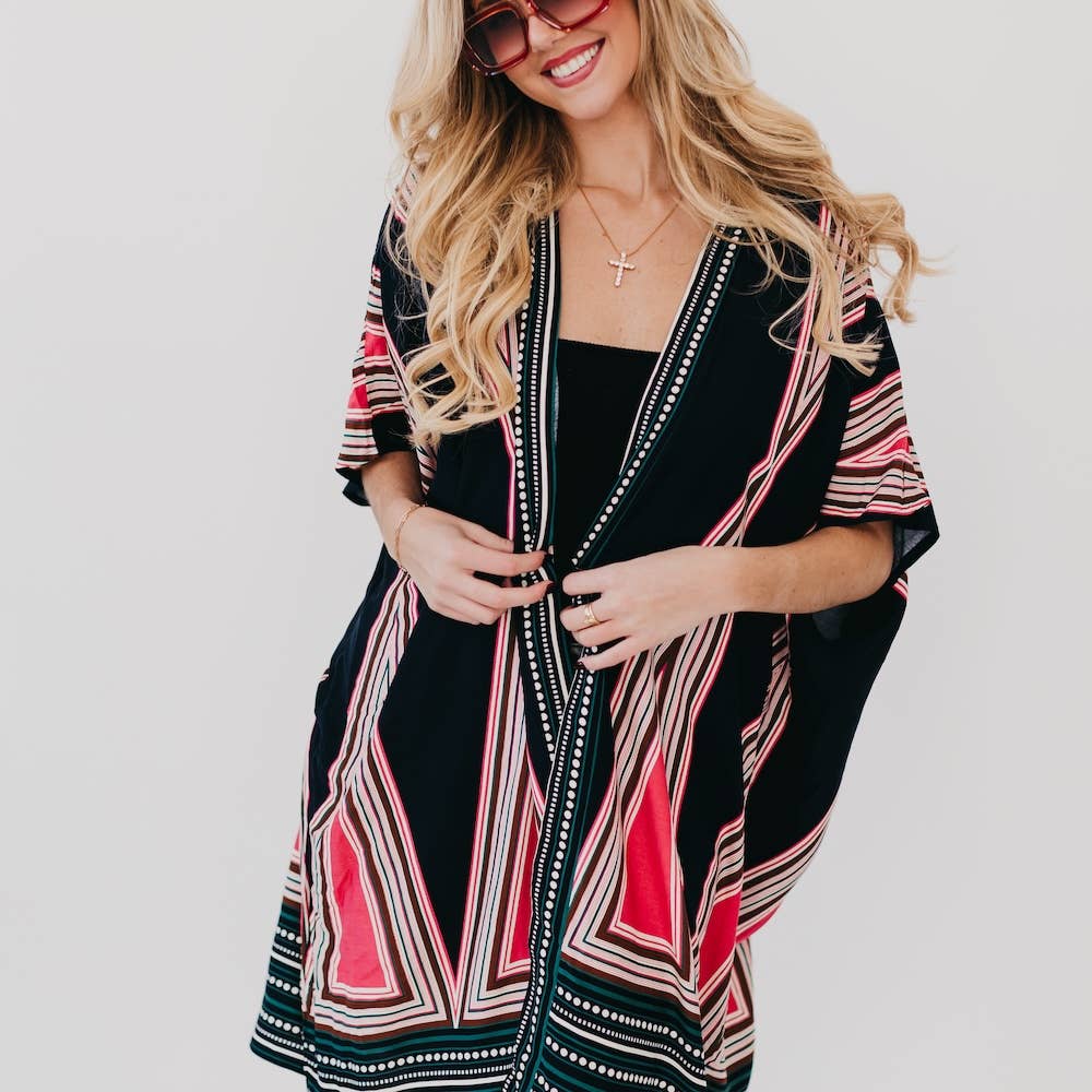 In The City Of Paradise Kimono: Cream