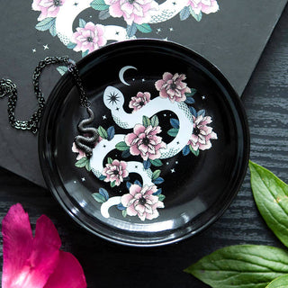 Floral Snake Dice Dish