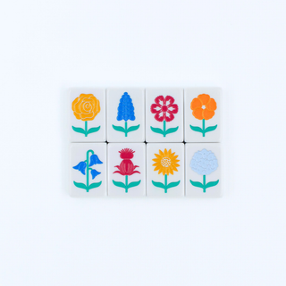 THE TEXAS SERIES  |  Mahjong with Lone Star Flair  |  Mesquite White Tile Set