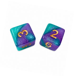 Sparkle Dice - Mahjong Specialty Dice - Gift Ready : Starry Night