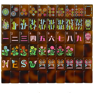 Butterfly Tortoise Mahjong Tile Set