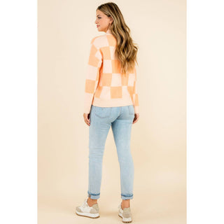 Kelly Checkered Sweater: MINT