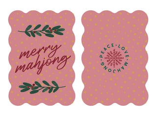 Holiday Tile Shufflers (Set of 2): Merry Mahjong