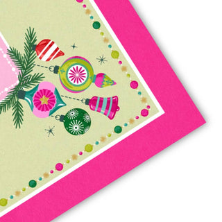 Very Merry Mahj Mahjong Mat | Pink