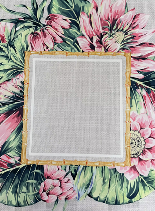 Lush Florals Mahjong Mat