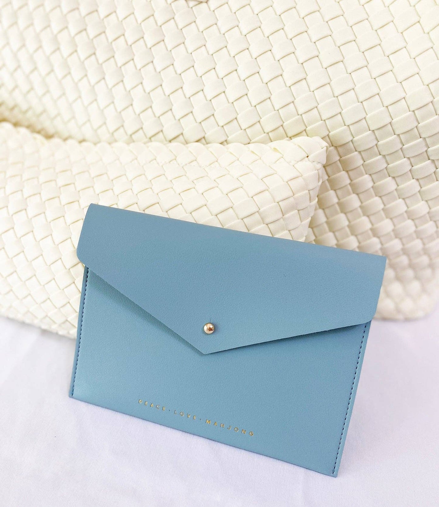 Mahjon Card Clutch: Lilac - Large Size