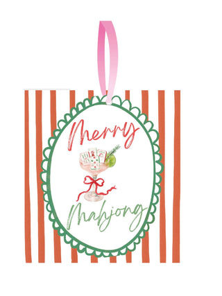 Merry Mahjong Acrylic Petite Ornament