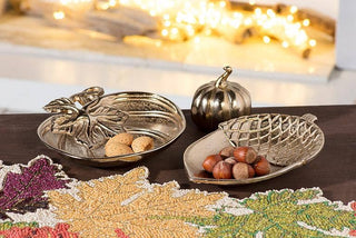 Gold Pumpkin Dish