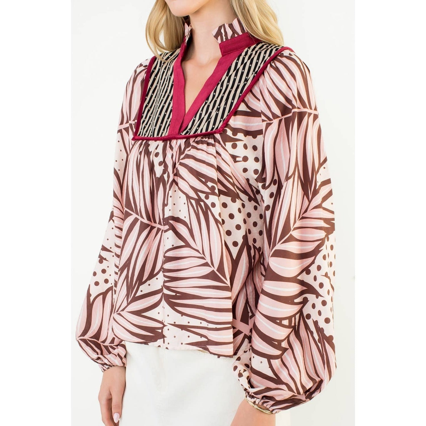 Winslow Print Detail Top