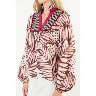 Winslow Print Detail Top