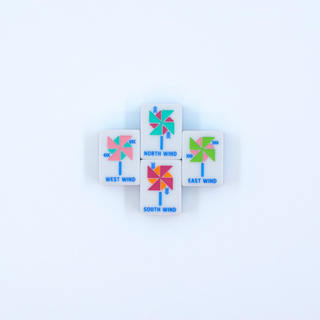Crystal Prism Blue | Mahjong with Bold Angles and Vibrant Vibes