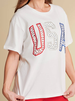 The USA Rhinestone Tee