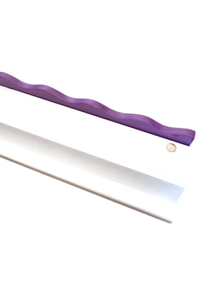 Wavy Mahjong Rack Pusher Set - Purple