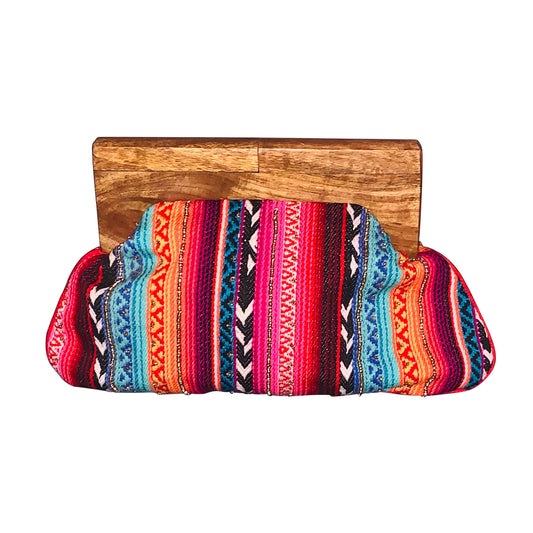 Louie Striped Cluch Bag