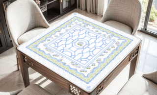 Hamptons Hydrangea Mahjong Mat (Preorder)