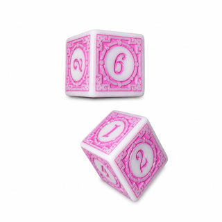 Pink Paradise Mahjong Dice