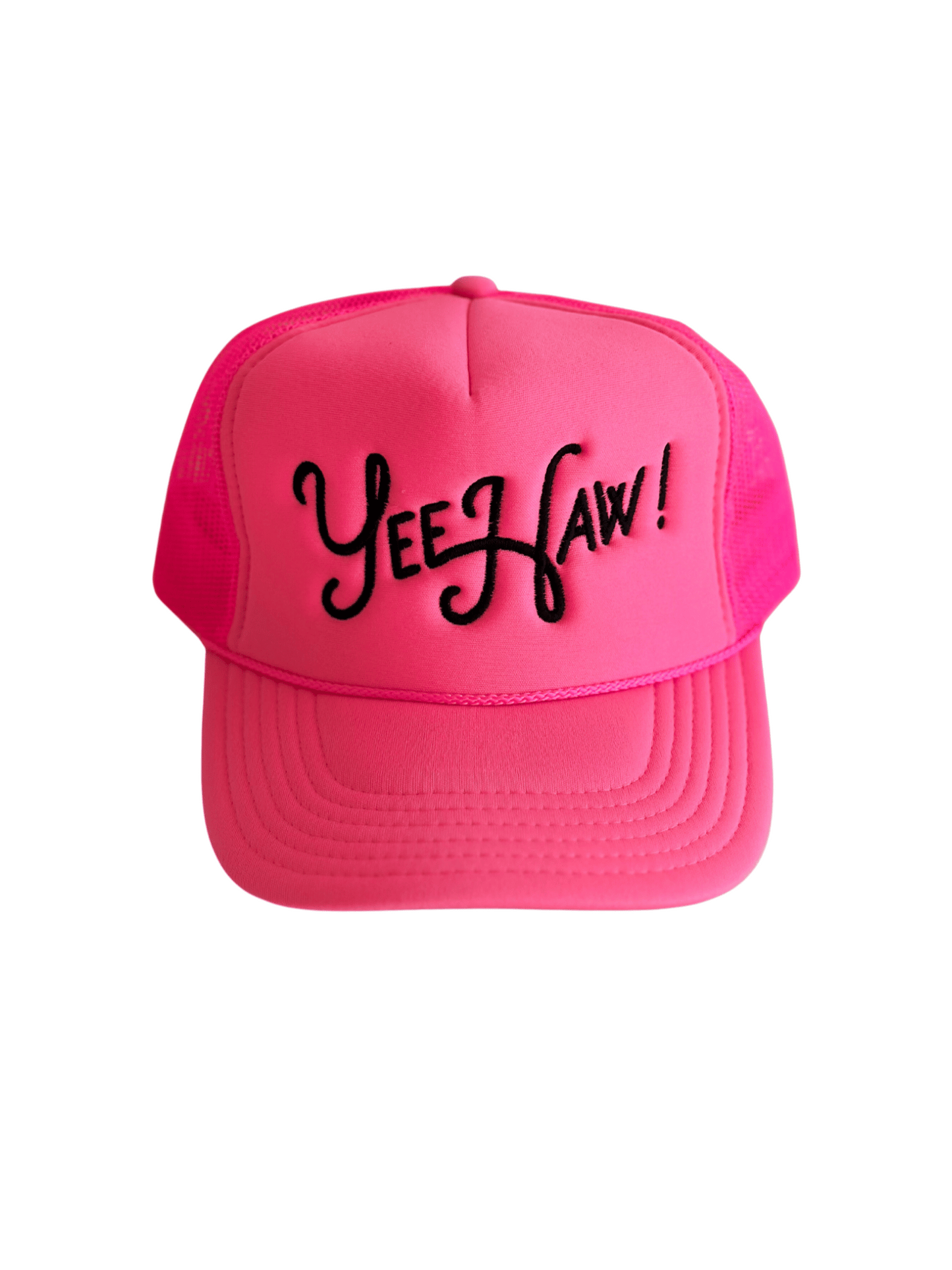 YeeHaw Trucker Hat: Black