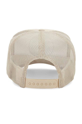 Electric Rainbow Trucker Hat- Tan