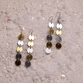 Vintage Gold Mixed Metal Sylvie Earrings