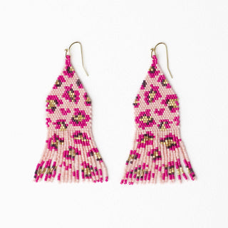 Delilah Earrings: Pink