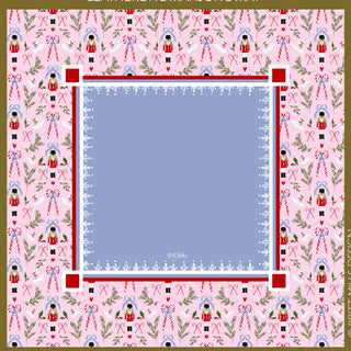 Britt Mills Nutcracker Leatherette Mahjong Mat