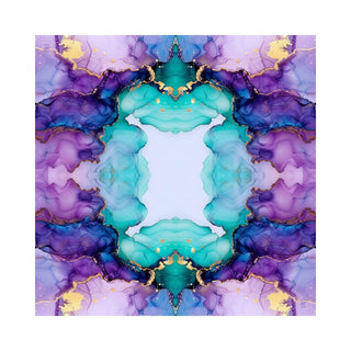 Grand Marble Mahjong Mat: Purple/Aqua (Preorder)