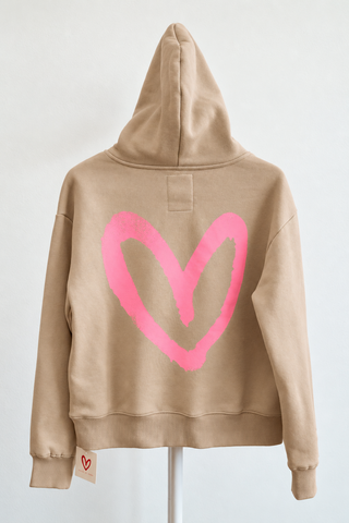 House of Shan Signature Hoodie: Tan