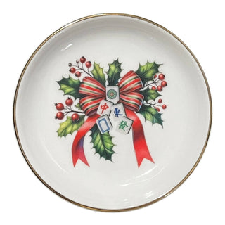 Coupe Ring Dish- Holiday Majong