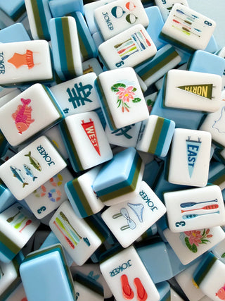Sip, Splash, Cheers Lake Mahjong Set (Preorder)