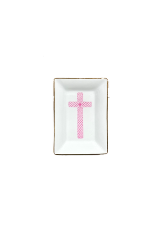 Trinket Tray- Leopard Pink Bow