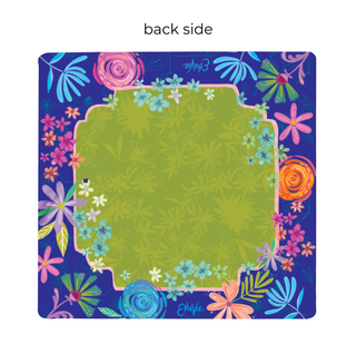 EttaVee "Happy Fleurs" Double-Sided Mahjong Mat PREORDER