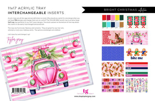 11x17 BRIGHT CHRISTMAS insert set of 10