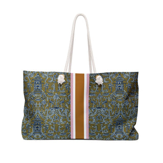 Britt Mills Mahjong Tote Bags: Preppy Cheetah (Pink)