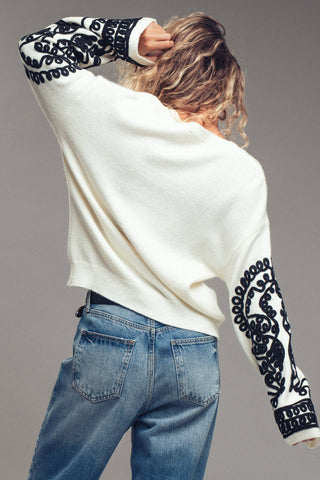 Allie Embroidered Sweater