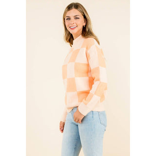 Kelly Checkered Sweater: MINT