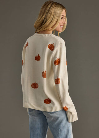 Pumpkin Sweater: Cream