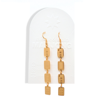 New Year Mahjong Earrings